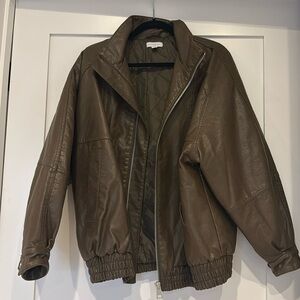 Topshop oversized bomber jacket